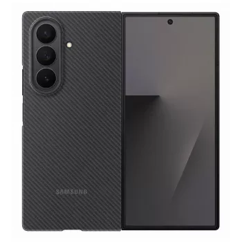Samsung EF-XF966SBEGWW Carbon Shield Huelle fuer Galaxy Z Fold7, schwarz