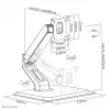 Neomounts FPMA-D885BLACK Monitorständer 15-32 Zoll - Gasfeder