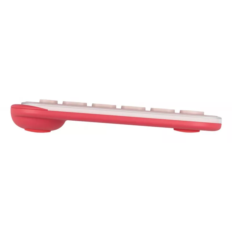 LOGITECH Wireless Tastatur - Pop Icon Keys - Rose & Off White Qwerty Uk
