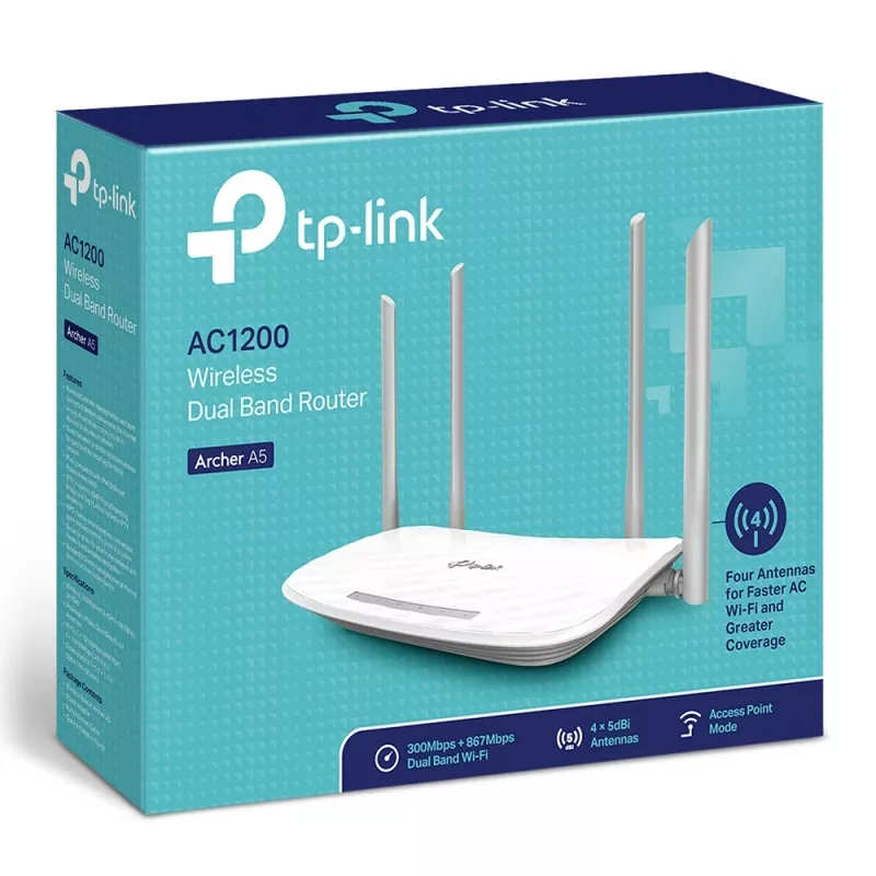 TP-Link AC1200 Dualband-WLAN-Router