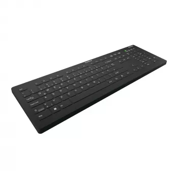 Contour Design Active Key Contour QuickClean Medical Keyboard abnehmbare Abdeckung Vollformat Wireless Schwarz DE C8112