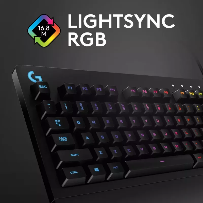 Gaming-Tastatur Logitech G G213 Prodigy Full-size RGB LED Kabelgebunden