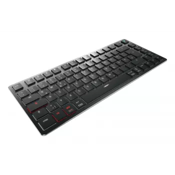 CHERRY KW X ULP 2.0 MINI Tastatur Home/Office USB + RF Wireless + Bluetooth QWERTZ Deutsch Schwarz
