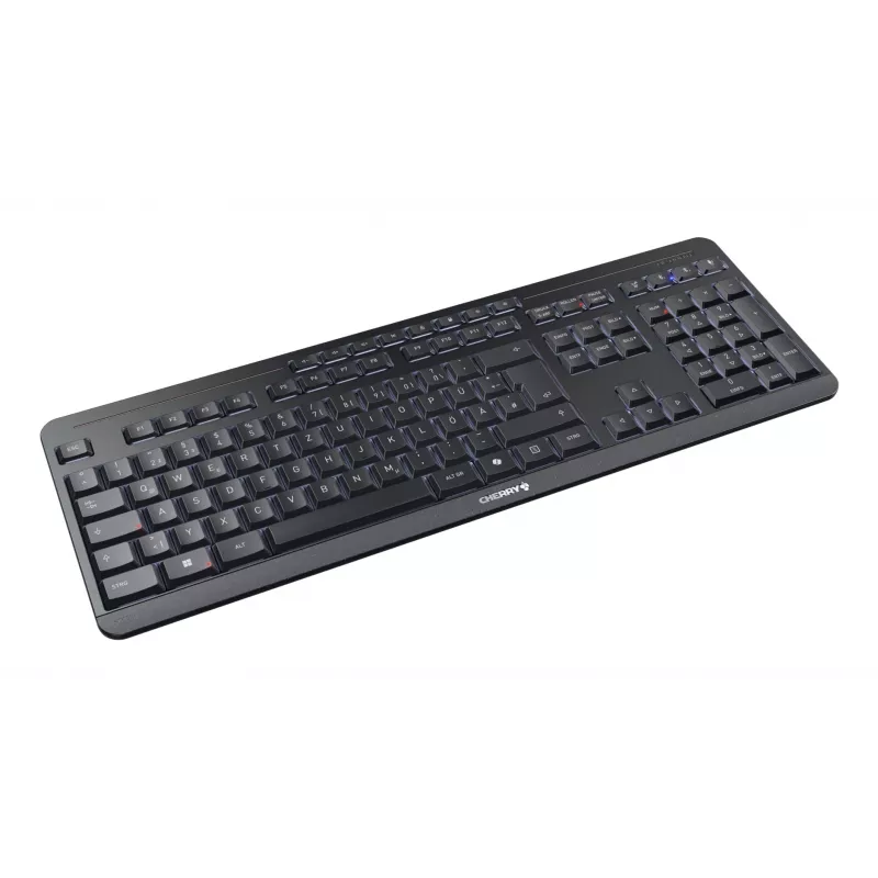 CHERRY Stream Ultimate Tastatur Home/Office USB + RF Wireless + Bluetooth QWERTZ Deutsch Schwarz