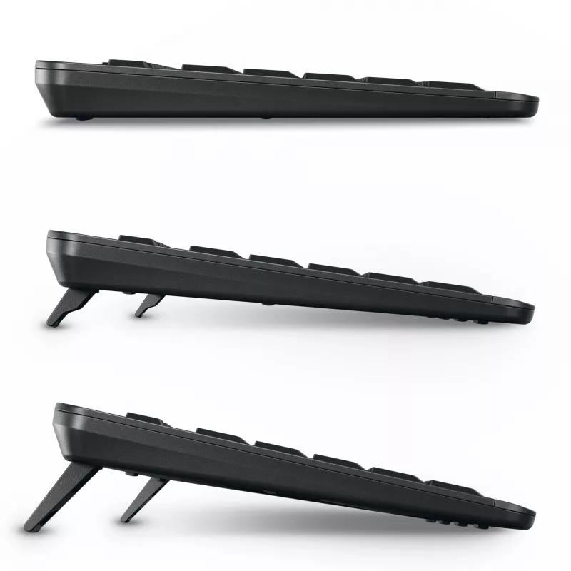 CHERRY Stream Ultimate Tastatur Home/Office USB + RF Wireless + Bluetooth QWERTZ Deutsch Schwarz
