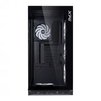 XPG INVADER X BTF MID-TOWER-Gehäuse Schwarz, Midi Tower, PC, Schwarz, ATX, micro ATX, Mini-ATX, SPCC, Temperglas, 17,5 cm