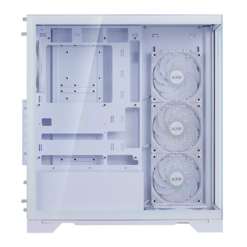 XPG INVADER X BTF MID-TOWER-GEHÄUSE Weiß, Midi-Tower, PC, Weiß, ATX, micro ATX, Mini-ATX, SPCC, Temperglas, 17,5 cm