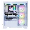 XPG INVADER X BTF MID-TOWER-GEHÄUSE Weiß, Midi-Tower, PC, Weiß, ATX, micro ATX, Mini-ATX, SPCC, Temperglas, 17,5 cm
