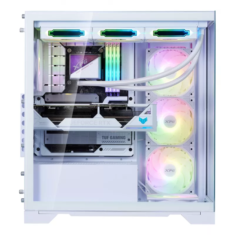 XPG INVADER X BTF MID-TOWER-GEHÄUSE Weiß, Midi-Tower, PC, Weiß, ATX, micro ATX, Mini-ATX, SPCC, Temperglas, 17,5 cm