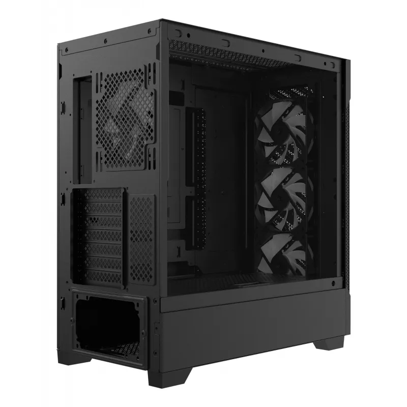 XPG STARKER AIR BTF Mid-Tower Schwarz, Midi Tower, PC, Schwarz, ATX, EATX, micro ATX, Mini-ITX, SPCC, Tempered Glass, Gaming