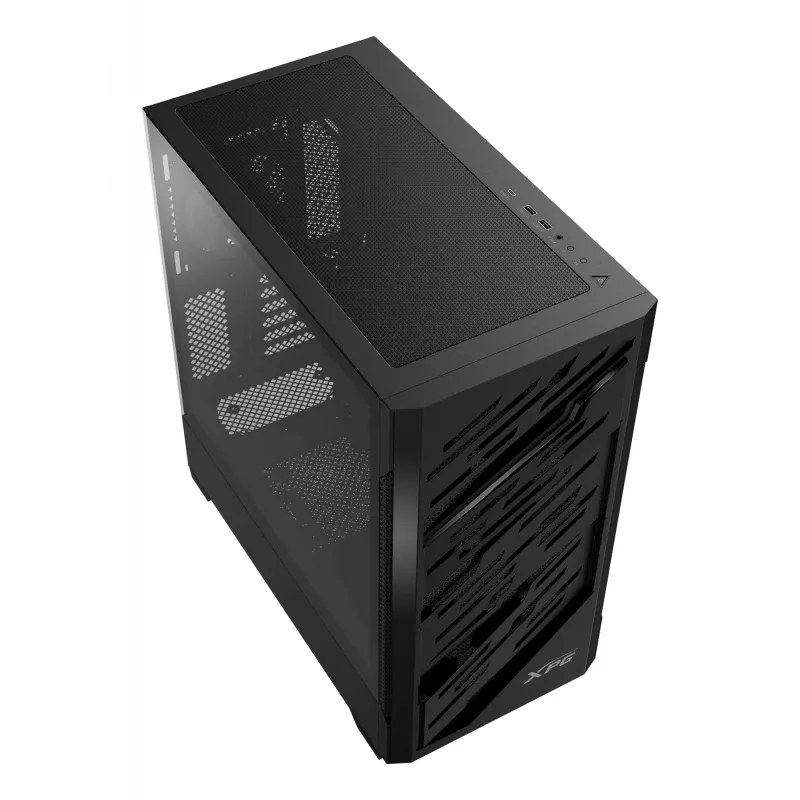 XPG STARKER AIR BTF Mid-Tower Schwarz, Midi Tower, PC, Schwarz, ATX, EATX, micro ATX, Mini-ITX, SPCC, Tempered Glass, Gaming