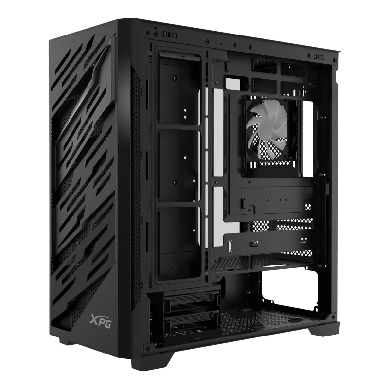 XPG STARKER AIR BTF Mid-Tower Schwarz, Midi Tower, PC, Schwarz, ATX, EATX, micro ATX, Mini-ITX, SPCC, Tempered Glass, Gaming