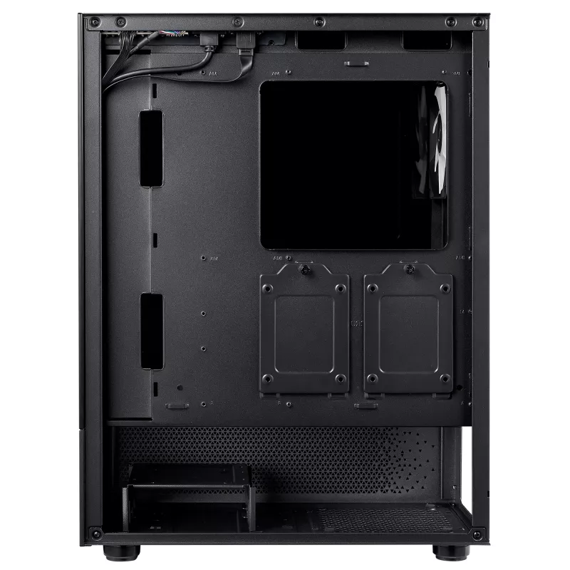 XPG INVADER X MINI KOMPAKTES MID-TOWER-GEHÄUSE Schwarz, Midi Tower, PC, Schwarz, ATX, micro ATX, Mini-ITX, SPCC, 16,6 cm