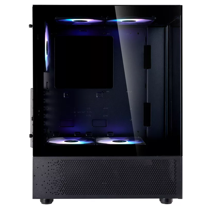 XPG INVADER X MINI KOMPAKTES MID-TOWER-GEHÄUSE Schwarz, Midi Tower, PC, Schwarz, ATX, micro ATX, Mini-ITX, SPCC, 16,6 cm