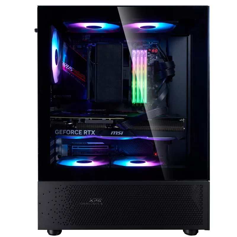 XPG INVADER X MINI KOMPAKTES MID-TOWER-GEHÄUSE Schwarz, Midi Tower, PC, Schwarz, ATX, micro ATX, Mini-ITX, SPCC, 16,6 cm