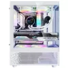 XPG INVADER X MINI KOMPAKTES MID-TOWER-GEHÄUSE White, Midi Tower, PC, Weiß, ATX, micro ATX, Mini-ITX, SPCC, 16,6 cm