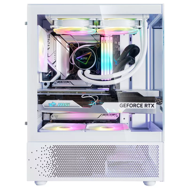 XPG INVADER X MINI KOMPAKTES MID-TOWER-GEHÄUSE White, Midi Tower, PC, Weiß, ATX, micro ATX, Mini-ITX, SPCC, 16,6 cm