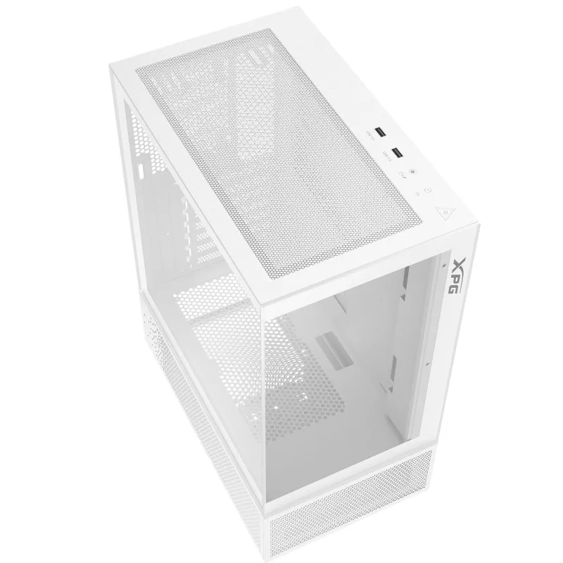 XPG INVADER X MINI KOMPAKTES MID-TOWER-GEHÄUSE White, Midi Tower, PC, Weiß, ATX, micro ATX, Mini-ITX, SPCC, 16,6 cm