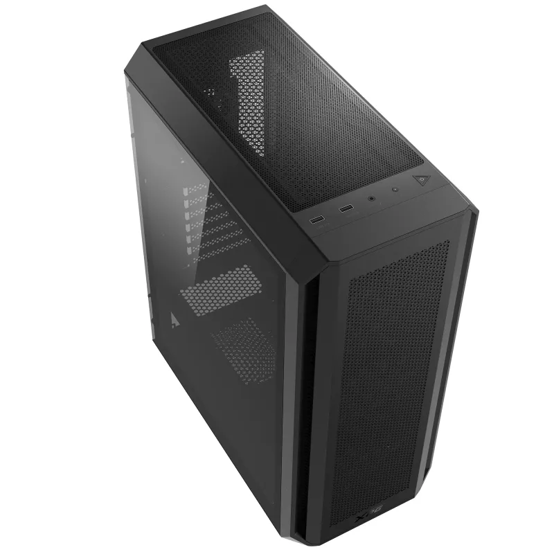 XPG VALOR AIR PLUS MID-TOWER-Gehäuse Schwarz, Midi Tower, PC, Schwarz, ATX, micro ATX, Mini-ITX, SPCC, 16 cm