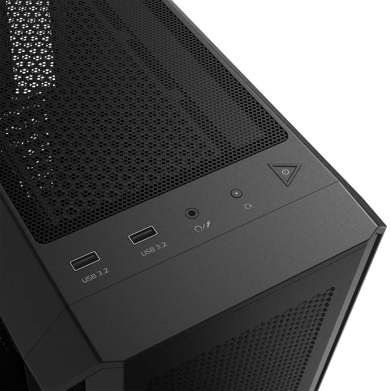 XPG VALOR AIR PLUS MID-TOWER-Gehäuse Schwarz, Midi Tower, PC, Schwarz, ATX, micro ATX, Mini-ITX, SPCC, 16 cm
