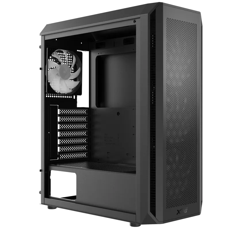 XPG VALOR AIR PLUS MID-TOWER-Gehäuse Schwarz, Midi Tower, PC, Schwarz, ATX, micro ATX, Mini-ITX, SPCC, 16 cm