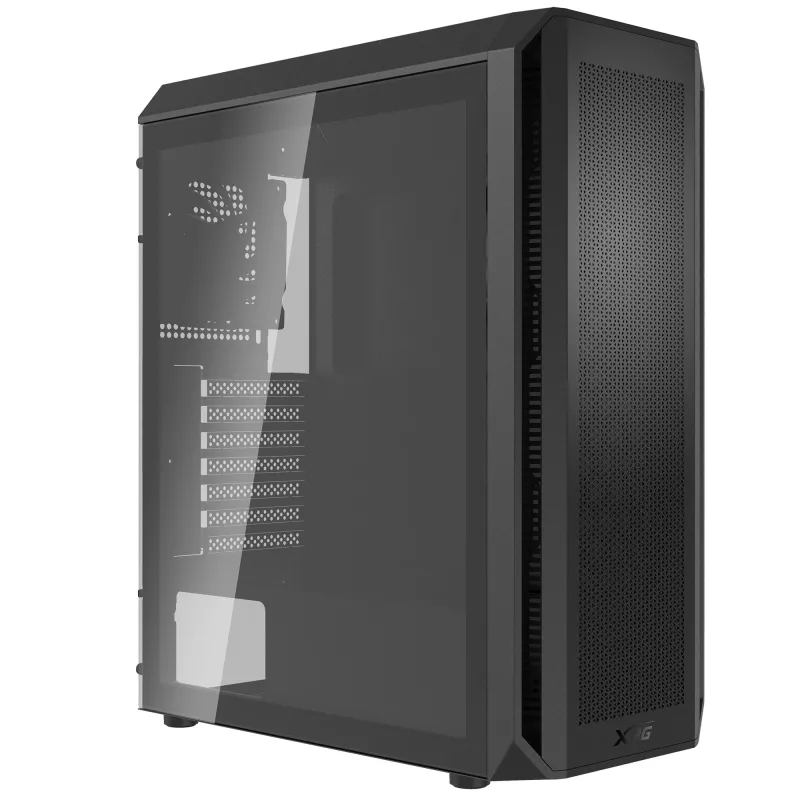 XPG VALOR AIR PLUS MID-TOWER-Gehäuse Schwarz, Midi Tower, PC, Schwarz, ATX, micro ATX, Mini-ITX, SPCC, 16 cm