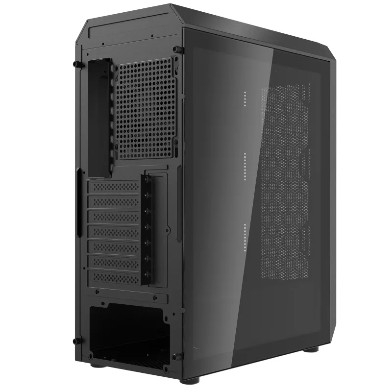 XPG VALOR AIR PLUS MID-TOWER-Gehäuse Schwarz, Midi Tower, PC, Schwarz, ATX, micro ATX, Mini-ITX, SPCC, 16 cm