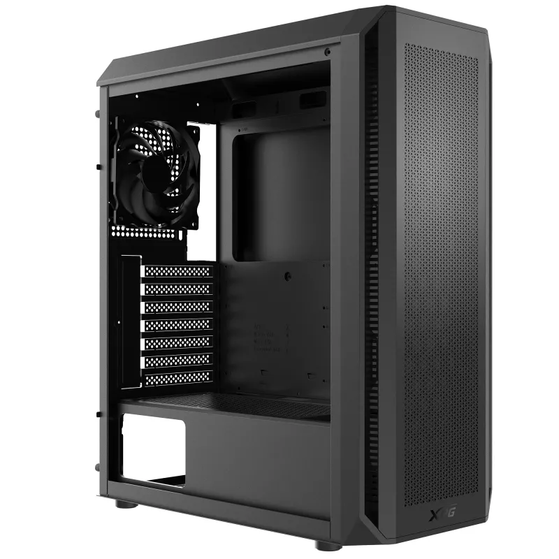 XPG VALOR AIR PLUS MID-TOWER-Gehäuse Schwarz, Midi Tower, PC, Schwarz, ATX, micro ATX, Mini-ITX, SPCC, 16 cm