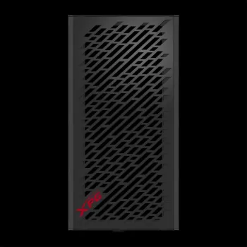 XPG VALOR AIR Mid-Tower Schwarz, Midi Tower, PC, Schwarz, ATX, micro ATX, Mini-ATX, Kohlenstoffstahl, gehärtetes Glas, 16,6 cm