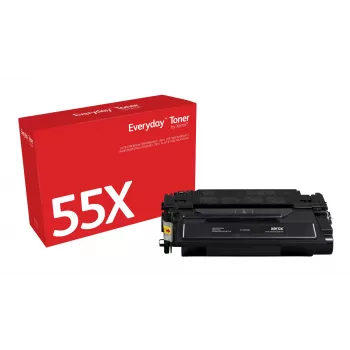 Everyday™ Schwarz Toner by Xerox kompatibel mit HP 55X (CE255X), hohe Kapazität