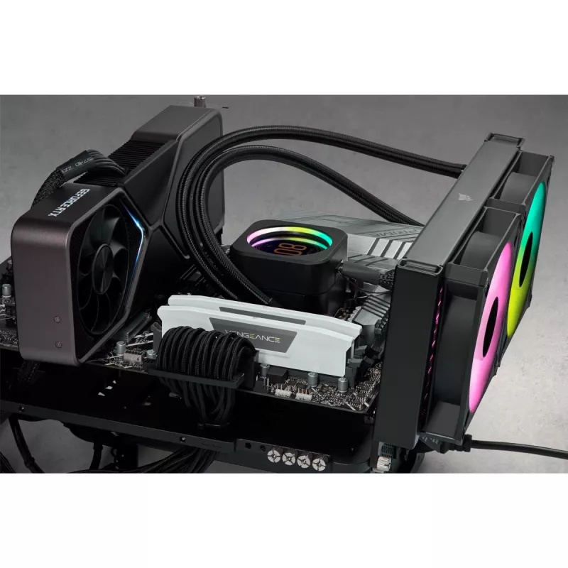 CORSAIR Speicher 32GB (2x16GB) DDR5 DRAM 5200MT/s CL40 Speicherkit Vengeance - Weiß