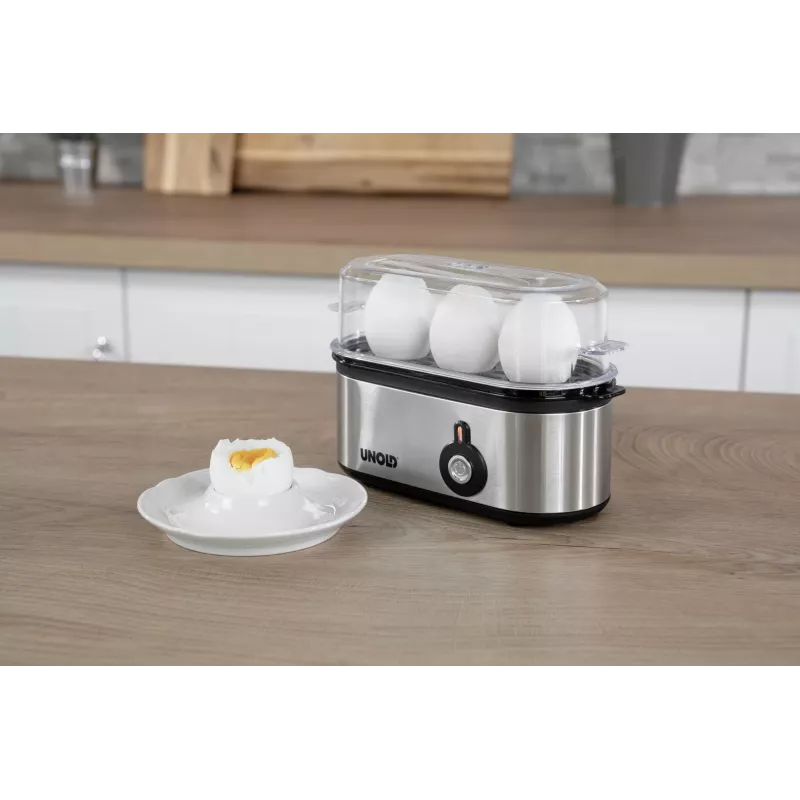 Unold 38610 Eierkocher 3 Eier 210 W Edelstahl