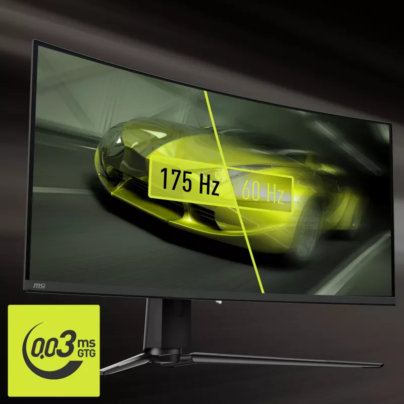 MSI MAG 341CQPDE QD-OLED Computer Monitor 86,4 cm (34 Zoll) 3440 x 1440 Pixel UltraWide Quad HD Schwarz