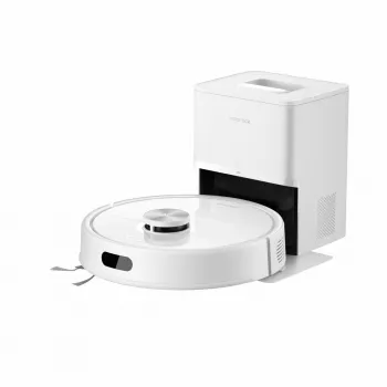 Roborock Q7 TF+ Saugroboter — beutellos, LiDAR-Navigation, Nasswischen, automatische Basisstation (Laden & Reinigung), weiß