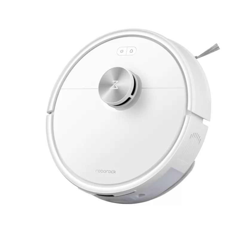 Roborock Q7 TF+ Saugroboter — beutellos, LiDAR-Navigation, Nasswischen, automatische Basisstation (Laden & Reinigung), weiß