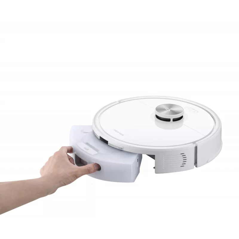 Roborock Q7 TF+ Saugroboter — beutellos, LiDAR-Navigation, Nasswischen, automatische Basisstation (Laden & Reinigung), weiß