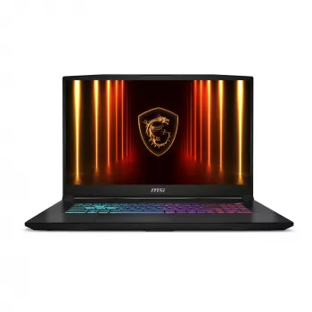 MSI Katana 17 HX B14WGK-065 Intel® Core™ i7 i7-14650HX Laptop 43,9 cm (17,3 Zoll) Full HD 16 GB DDR5-SDRAM 1 TB SSD NVIDIA GeForce RTX 5070 Wi-Fi 6E (802.11ax) Windows 11 Home Schwarz