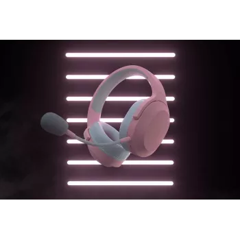 RAZER Headset Barracuda X - Stereo - Kabelgebunden & Kabellos - USB-C - Quartz Pink