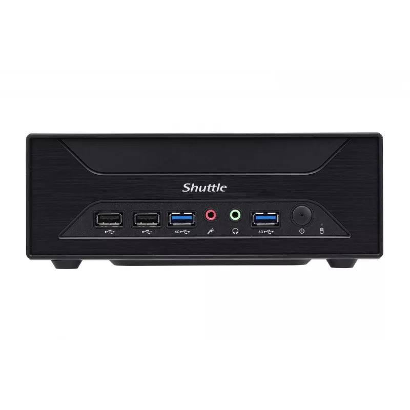 Shuttle XPC slim Barebone XH510G - S1200, Intel H510, 1xDP, 1xHDMI, 1x PCI-E 16X, 1x LAN, 1x 2,5 Zoll, 2x M.2, 24/7 Dauerbetrieb