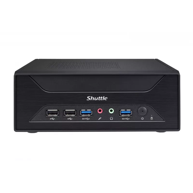 Shuttle XPC slim Barebone XH510G - S1200, Intel H510, 1xDP, 1xHDMI, 1x PCI-E 16X, 1x LAN, 1x 2,5 Zoll, 2x M.2, 24/7 Dauerbetrieb