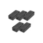 DIGITUS Junction Box CAT 7, 600 MHz LSA-Leisten für AWG 22-26, voll geschirmt, kompaktes Design, 26x35x80 mm – 5 Stück