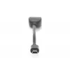 DIGITUS USB 2.0 Adapterkabel, OTG, Typ Mini-B - A M/F, 20cm, USB 2.0 konform, Schwarz