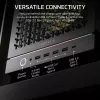 PC-Gehäuse CORSAIR FRAME 5000D RS ARGB Midi-Tower Schwarz — ATX, unterstützt 3x140mm Frontlüfter, 2,5/3,5-Zoll-Laufwerke