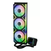 XPG LEVANTE II 360 Schwarz, All-in-One-Flüssigkeitskühler, 12 cm, Schwarz