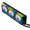 XPG LEVANTE II 360 Schwarz, All-in-One-Flüssigkeitskühler, 12 cm, Schwarz