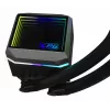 XPG LEVANTE II 360 Schwarz, All-in-One-Flüssigkeitskühler, 12 cm, Schwarz