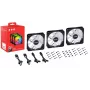 XPG VENTO 120 ARGB PWM (3er-Pack) Schwarz, Lüfter, 12 cm, 300 U/min, 1650 U/min, Schwarz