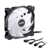 XPG VENTO 120 ARGB PWM (3er-Pack) Schwarz, Lüfter, 12 cm, 300 U/min, 1650 U/min, Schwarz