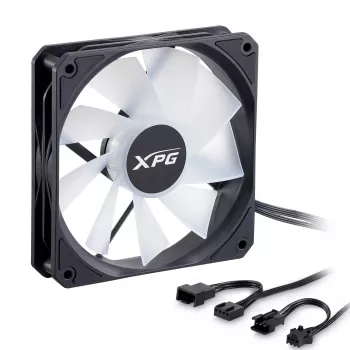 XPG VENTO R 120 ARGB PWM Schwarz, Lüfter, 12 cm, 300 RPM, 1600 RPM, Schwarz
