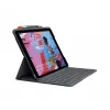 LOGITECH Slim Folio für iPad 7. Generation Graphit Qwertz Deutsch